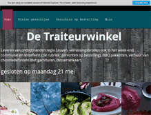 Tablet Screenshot of detraiteurwinkel.be